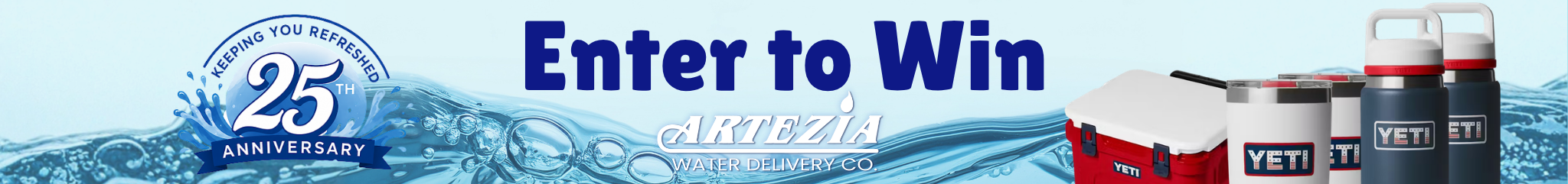 Yeti Product Giveaway for Artezia 25th Anniversary